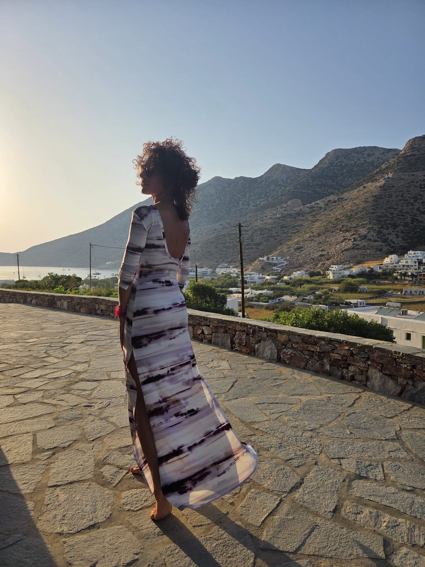 Maha Dress Aubergine