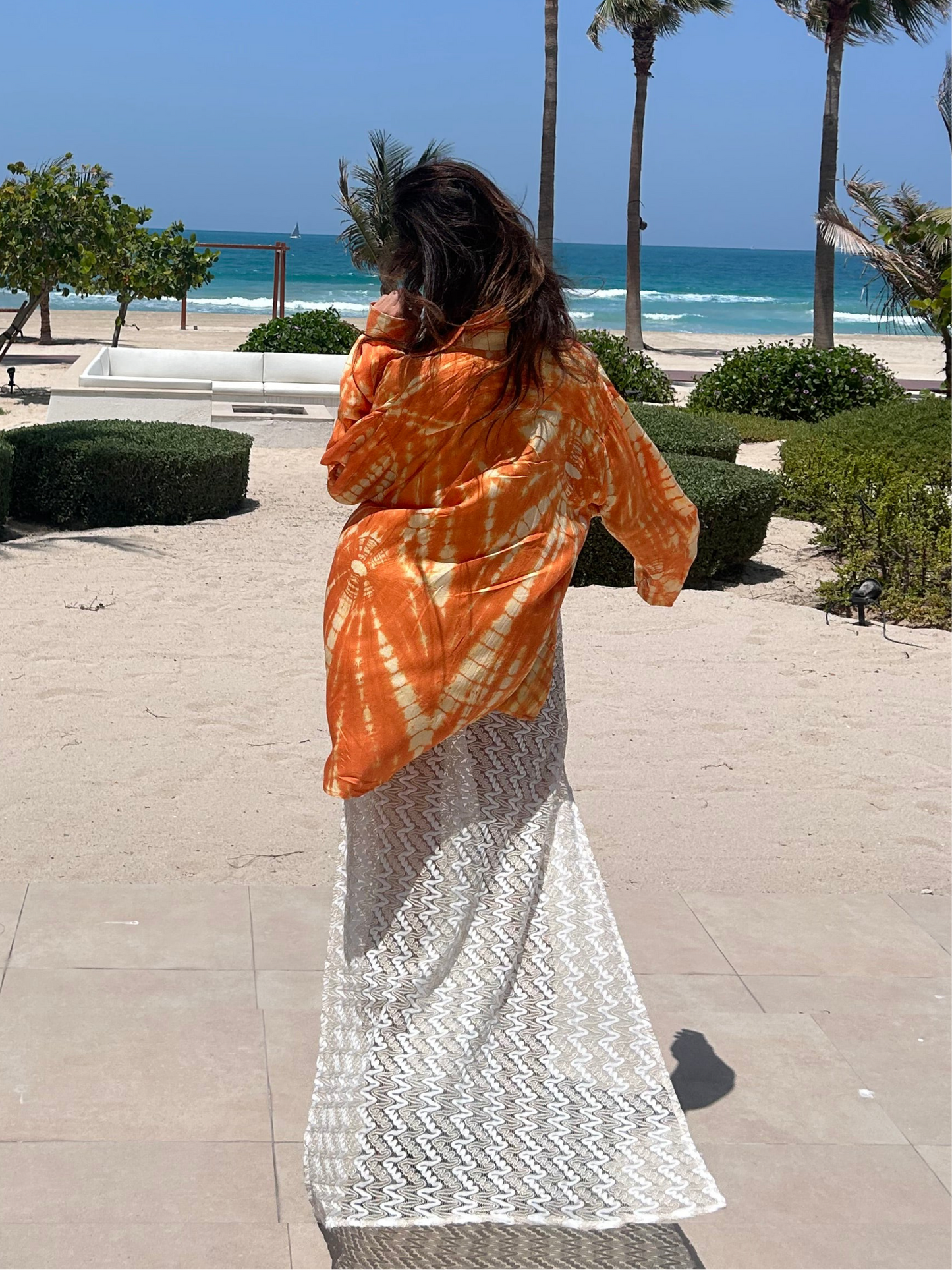 Hawa Shirt Tie Dye Orange