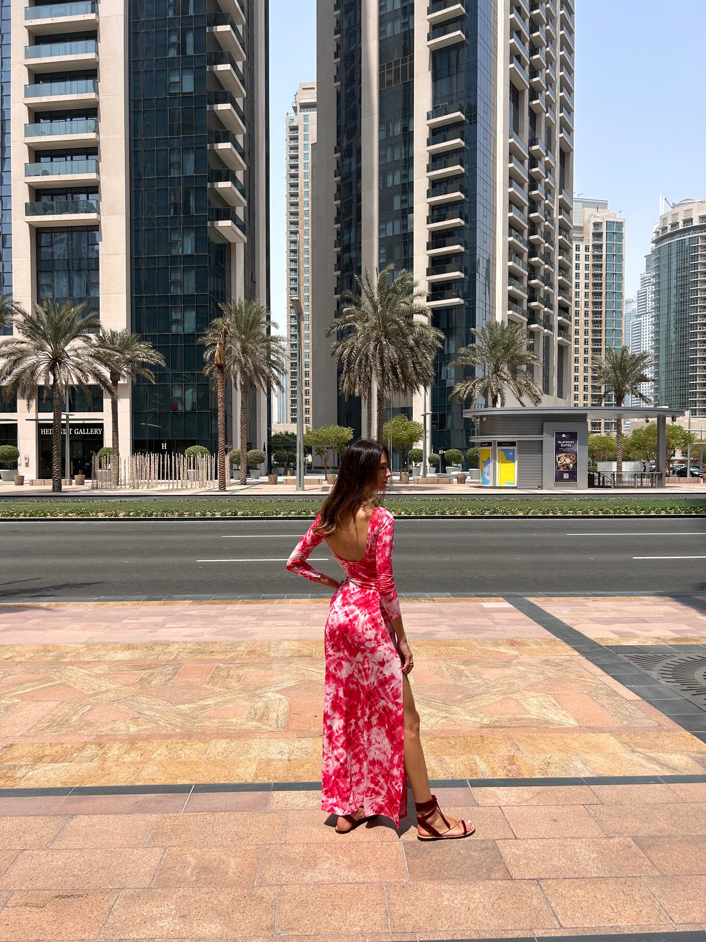 Maha Dress Raspberry