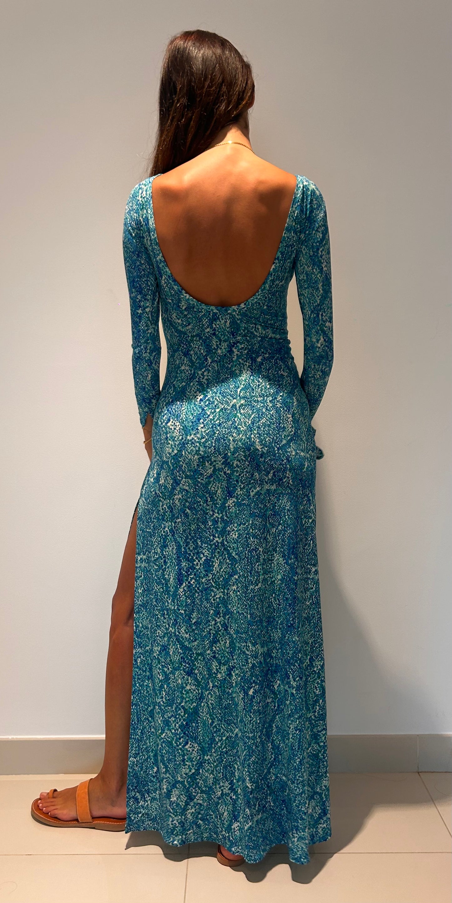 Maha Dress Turquoise
