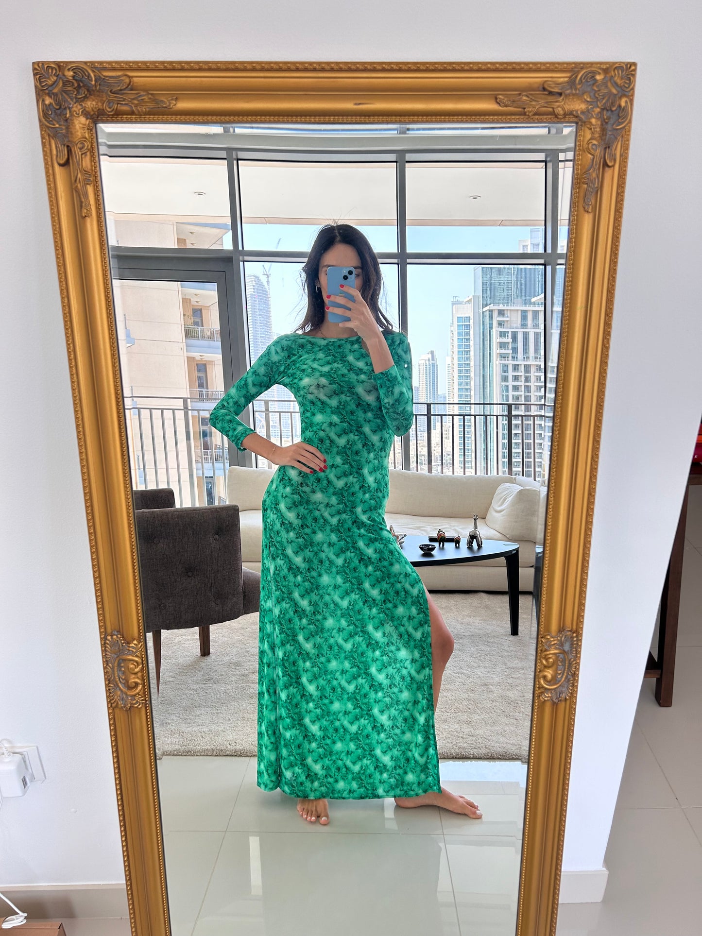 Maha Dress Green