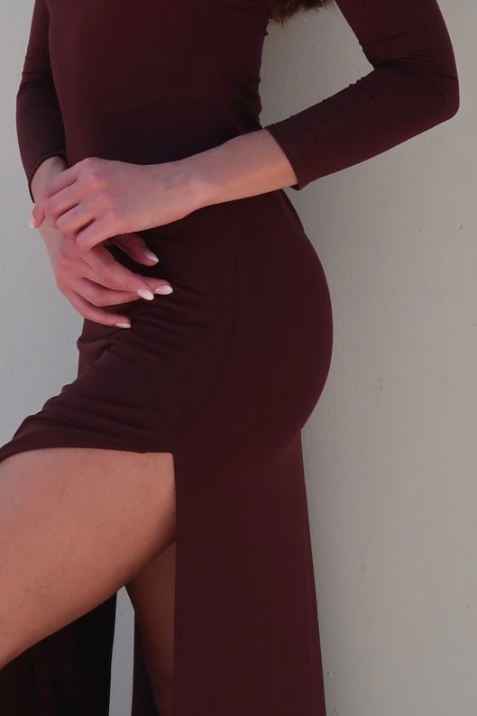 AYANA DRESS MOCHA
