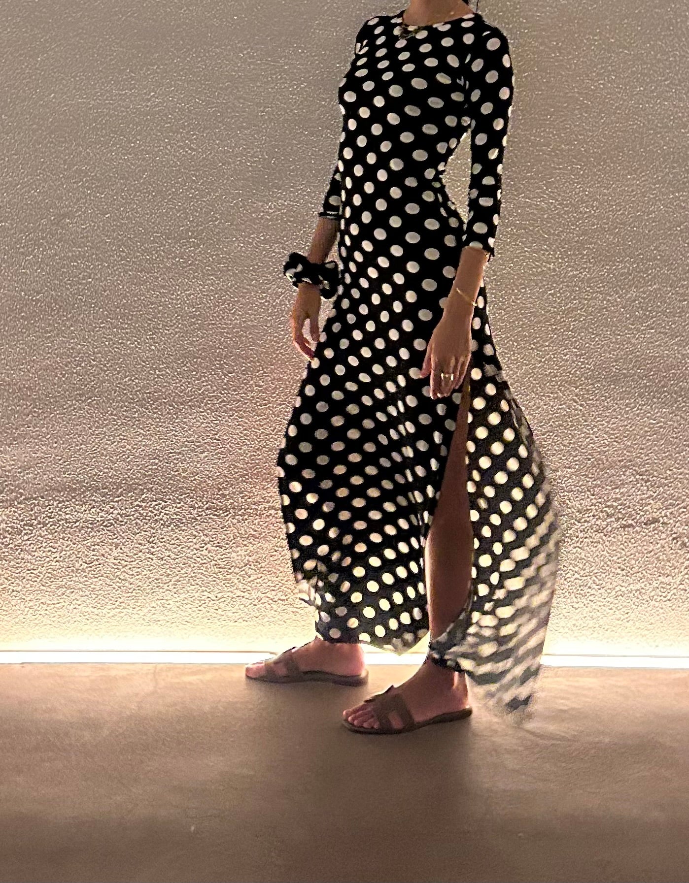 Ayana Dress Pois Grandi