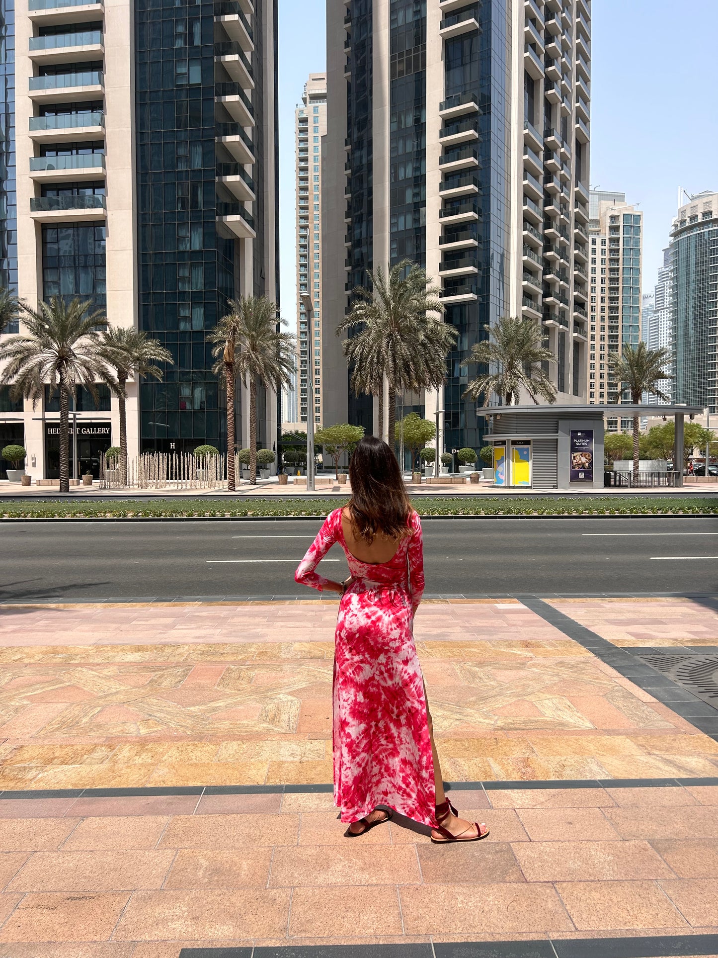 Maha Dress Raspberry
