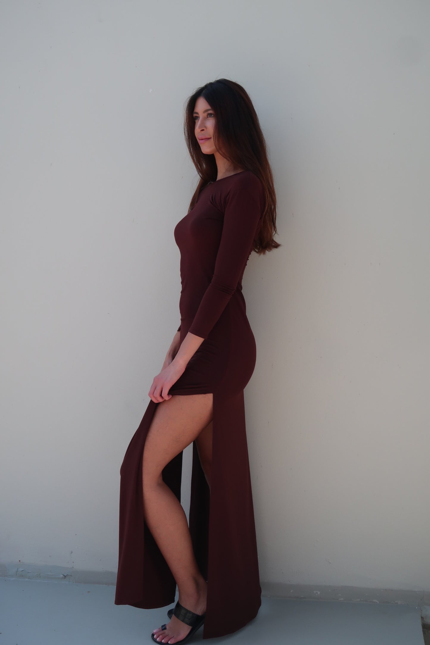 MAHA DRESS MOCHA
