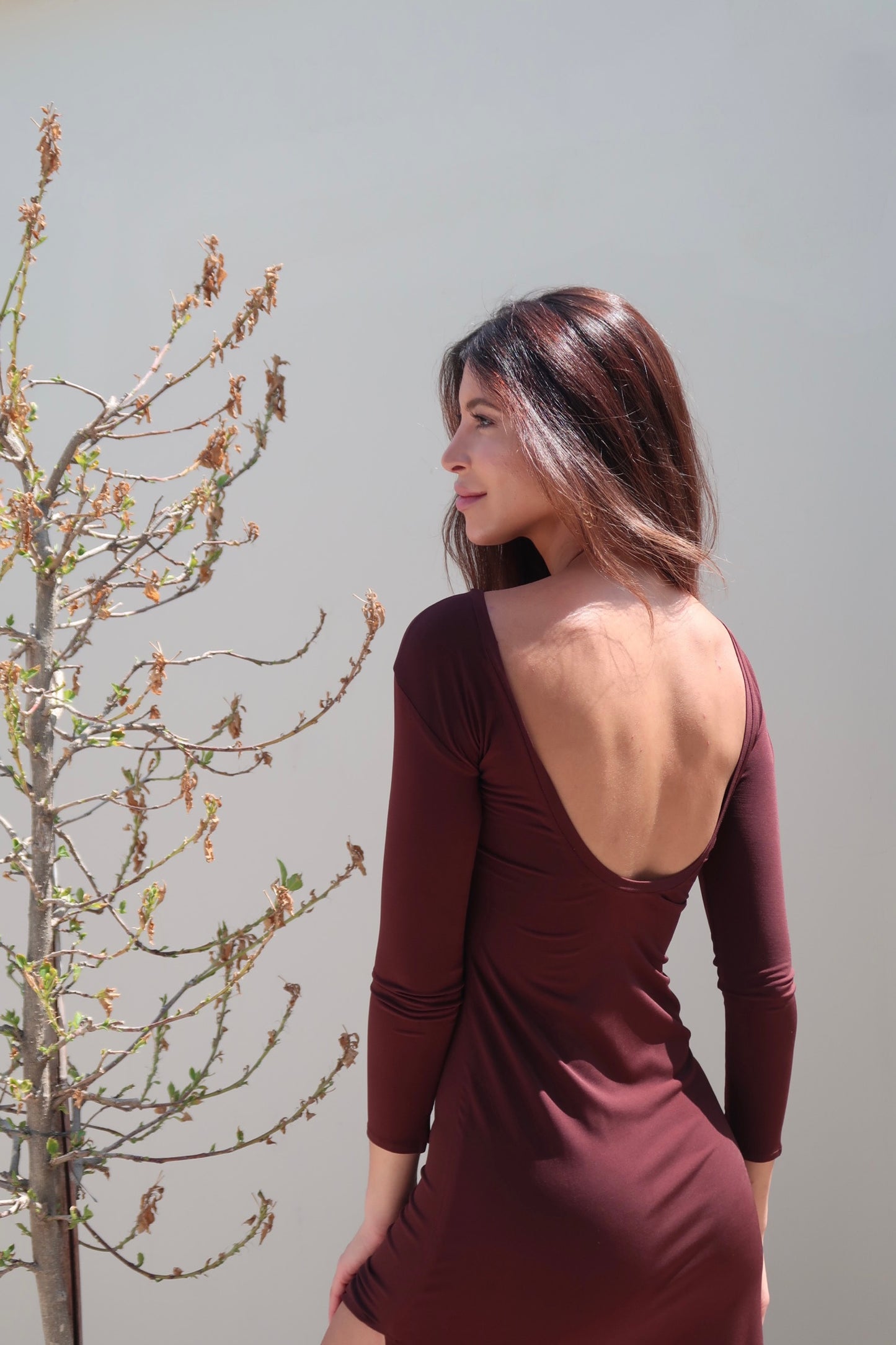 MAHA DRESS MOCHA