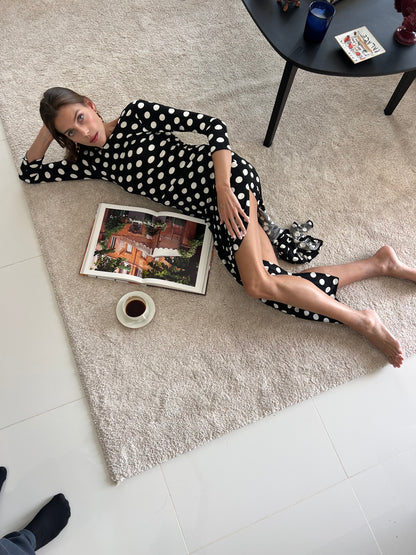 Maha Dress Pois Grandi