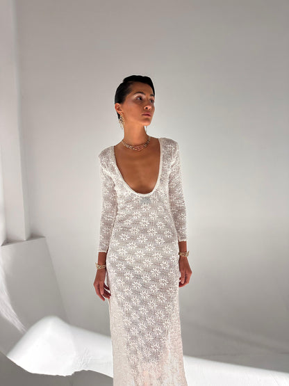 Maha Crochet Bianco