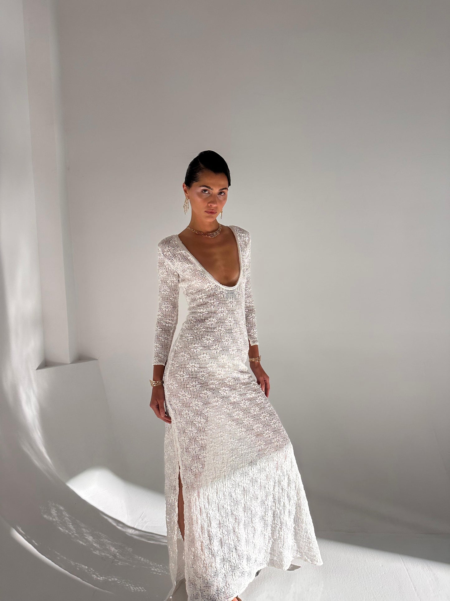 Maha Crochet Bianco