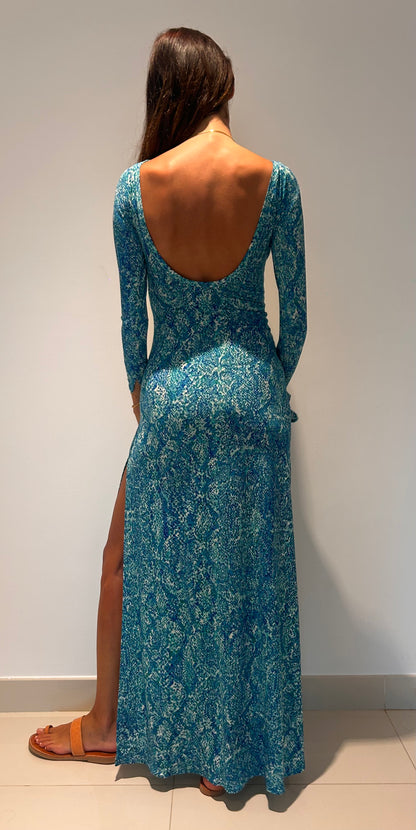 Maha Dress Turquoise