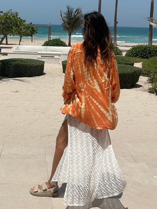 Hawa Shirt Tie Dye Orange