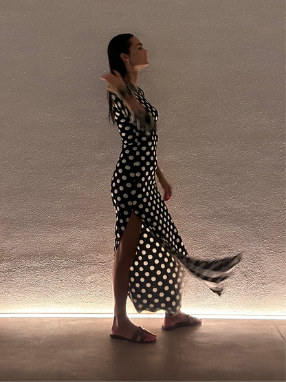 Ayana Dress Pois Grandi