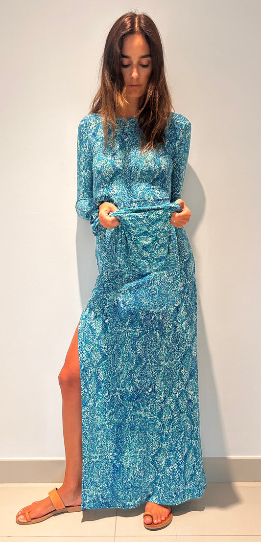Maha Dress Turquoise