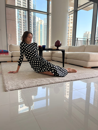 Maha Dress Pois Grandi