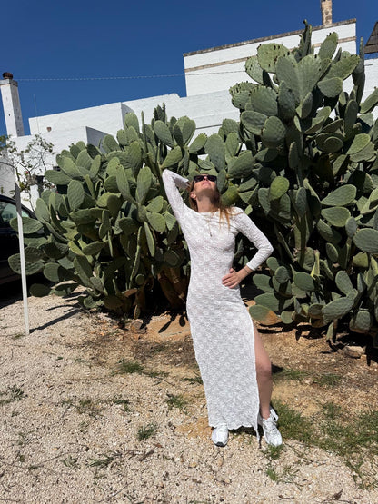 Maha Crochet Bianco