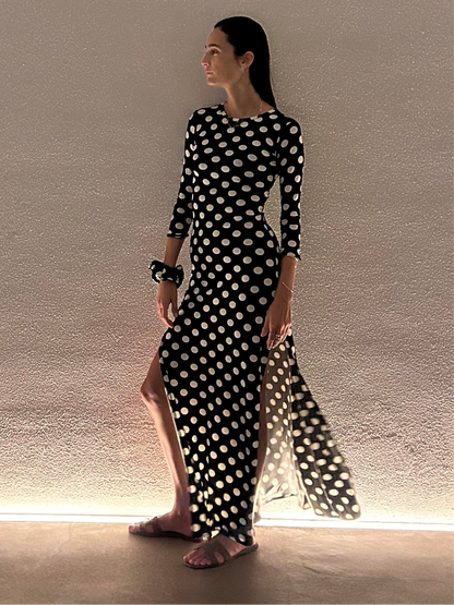 Ayana Dress Pois Grandi