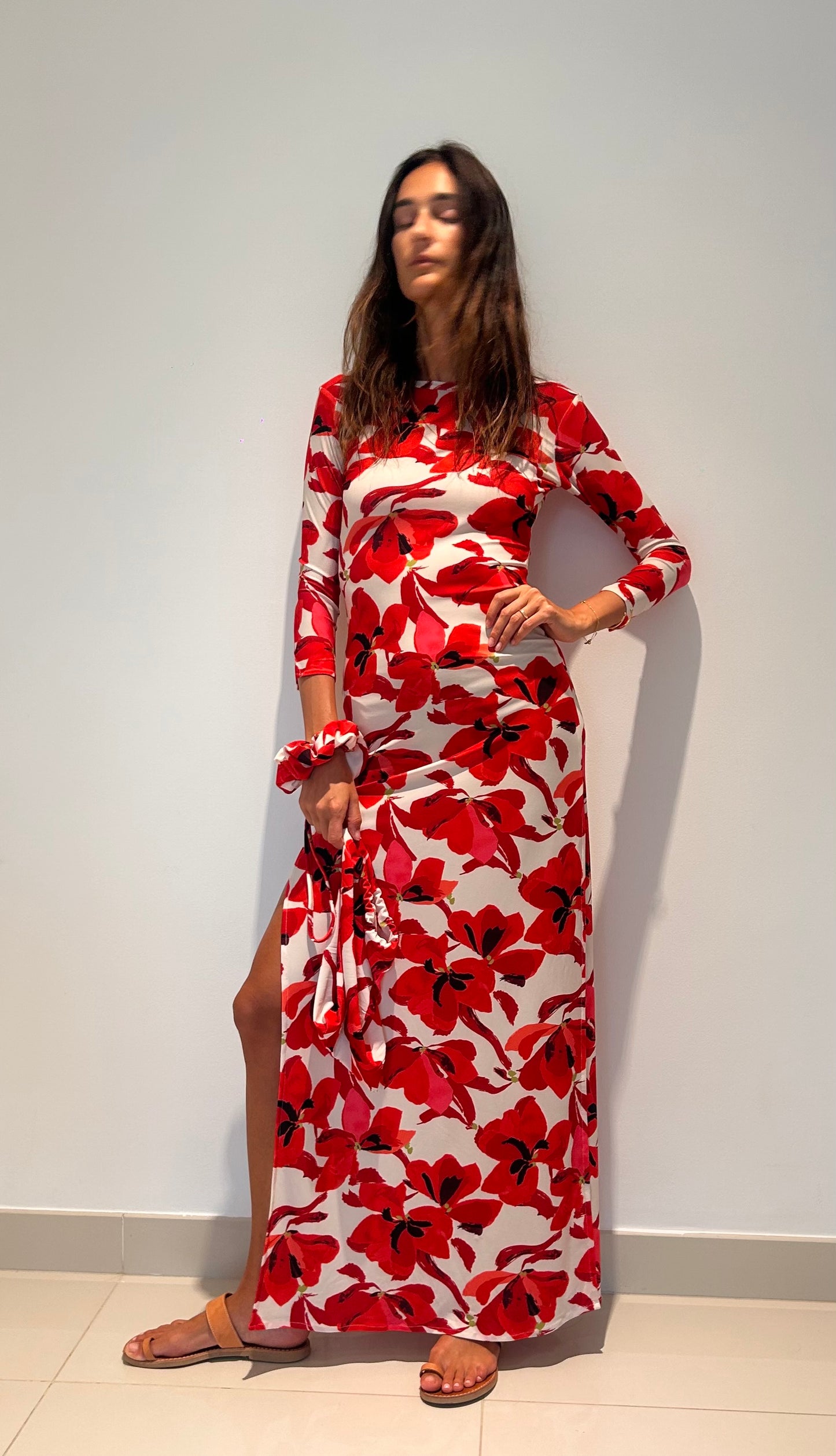 Maha Dress Giant Flower